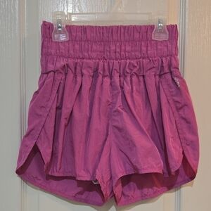 Free People Movement Ladies Pink Running Shorts Size Small
